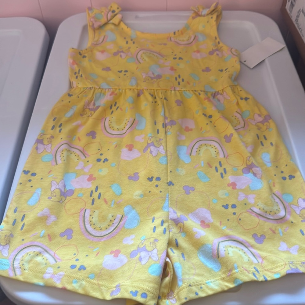 Disney Toddler Girl Minnie Mouse Romper